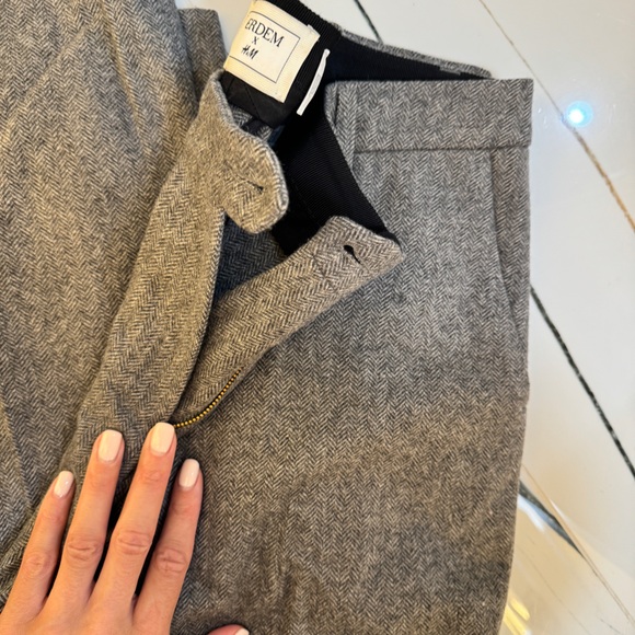 H&M x Erdem Designer Gray Tweed Suit Sz 12 - RARE - Picture 6 of 10
